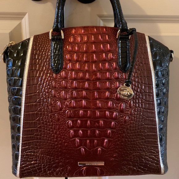 Brahmin Handbags - Brahmin Infrared Stockholm Large Duxbury Satchel